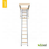 Сходи на горище Bukwood Compact Metal, утеплена кришка люка, фото 4