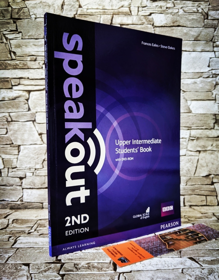 Книга "Speak Out 2nd Upper-Intermediate student's Book" +DVD Pearson Англійська для дорослих
