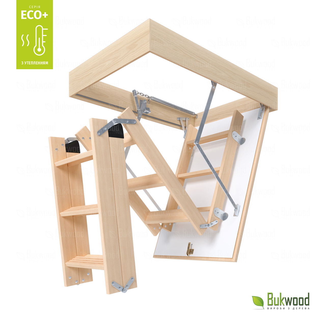 Чердачная лестница Bukwood ECO+ Mini - фото 4 - id-p1356093386