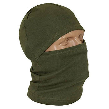 Балаклава маска трикотажна, Олива / Тактичний підшоломник