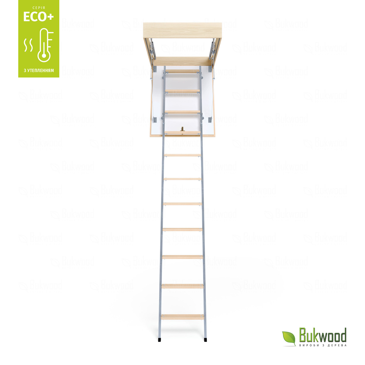 Чердачная лестница Bukwood ECO+ Metal Mini - фото 4 - id-p1356150457