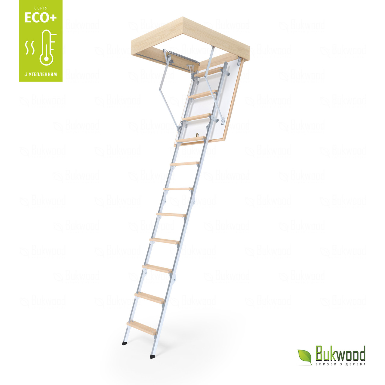 Чердачная лестница Bukwood ECO+ Metal Mini - фото 3 - id-p1356150457