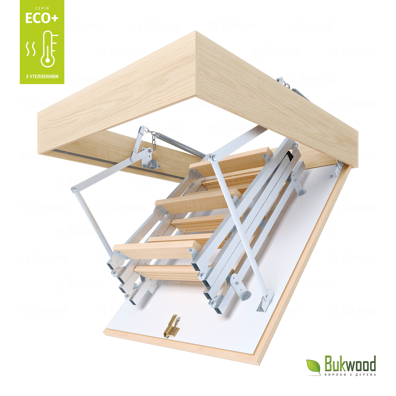 Чердачная лестница Bukwood ECO+ Metal Mini - фото 1 - id-p1356150457