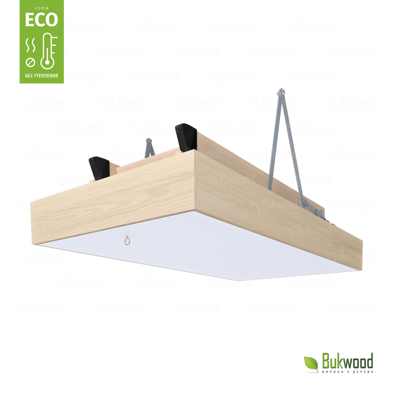 Лестница на чердак, люк без утепления Bukwood ECO Standard (Драбина на горище) - фото 6 - id-p109066414