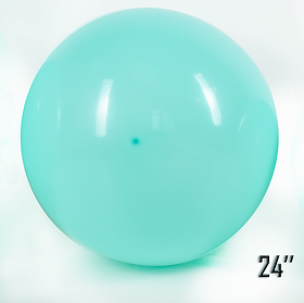 Кулька 24"/60 аквамарин макарун латекс ТМ "Balonevi" однотонний УП шт.