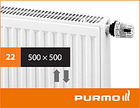 Стальной панельный радиатор PURMO Ventil Compact 22 500x 500