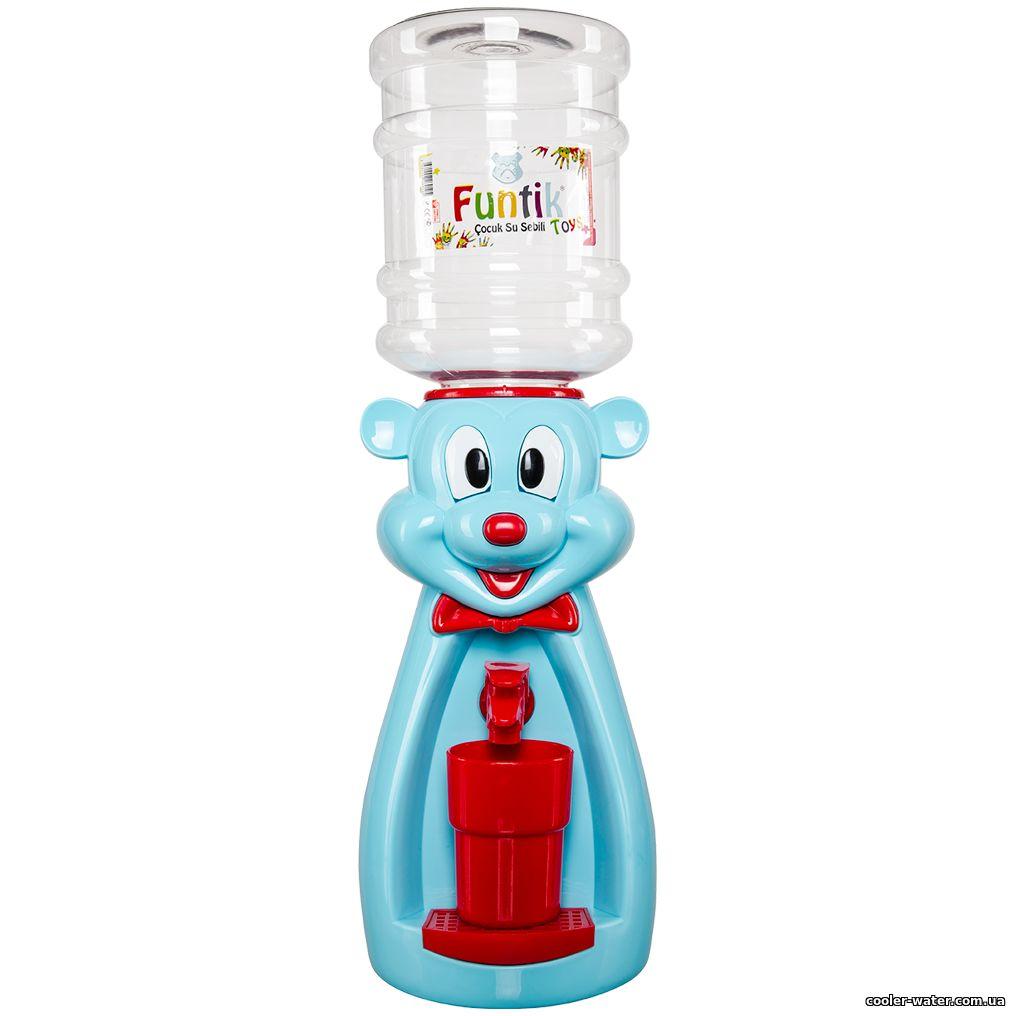 Дитячий кулер для води Фунтик Ведмедик Блакитний
