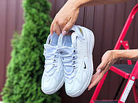 Женские кроссовки Nike Zoom 2K белые демисезонные кожаные повседневные легкие кроссы найк зум