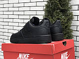 Кросівки чоловічі Nike Air Force чорні 41, фото 4