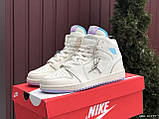 Жіночі кросівки Nike Air Jordan бежеві [розміри 36-41]-> 36-23см, фото 2