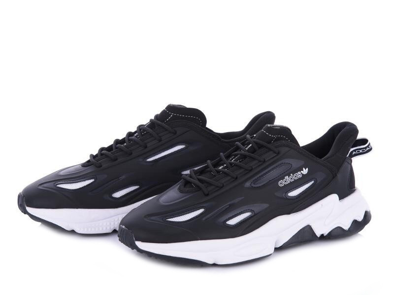 Кросівки жіночі Adidas Ozweego Adiprene чорні з білим 36, фото 1