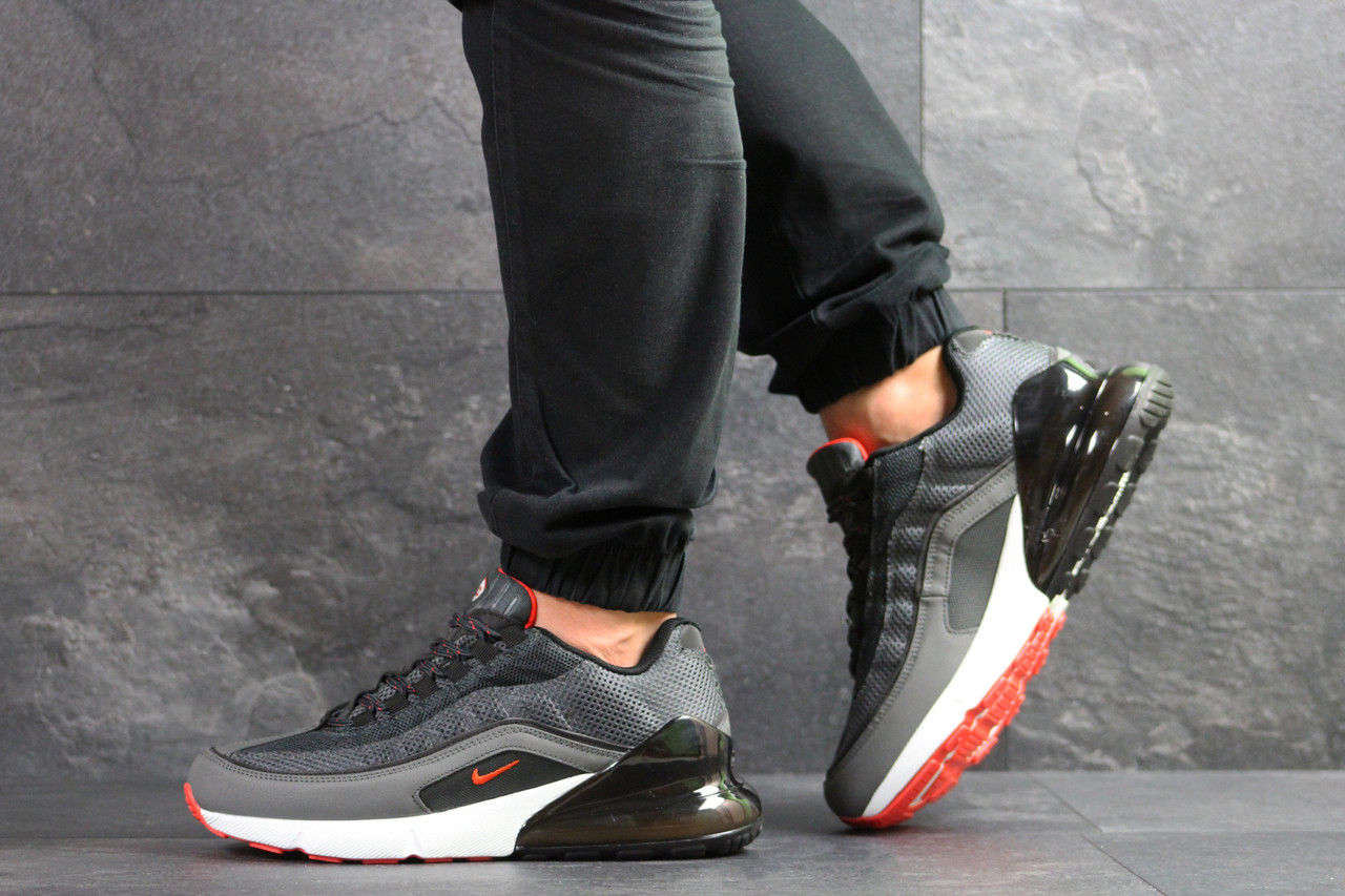 Кросівки чоловічі Nike Air Max 95 + Max 270 [41-46] темно сірі 44 - 28.0 см, фото 1