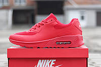 Мужские кроссовки Nike Air Max Hyperfuse красные найк аир макс демисезонные повседневные