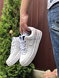 Чоловічі кросівки Nike Air Force 1 Paris білі 40, фото 4