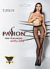 Колготки з відкритим доступом, імітація панчіх Passion TIOPEN 014 3/4 (20 den), black, фото 3