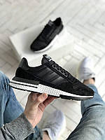 Мужские Кроссовки Adidas ZX 500 Black White 40-41-45