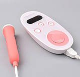 Фетальний доплер для вагітних Домашній прилад для вимірювання серцебиття плода Medset BabyPro V3, фото 2