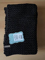 Модный стильный женский вязанный шарф-труба капор от Kamea Tatiana черный