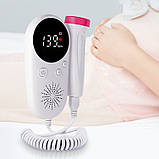 Доплер фетальный для беременных Аппарат домашний для измерения биения сердца ребенка Medset LittleOne L1, фото 6