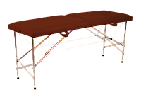 Массажный Стол "Автомат Эко-Кожа" 185*60*75см Косметологический "Эконом" шоколад