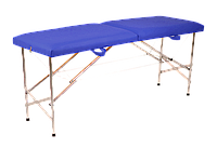 Массажный Стол "Комфорт-Автомат" Эко-Кожа 185*60*75 синий