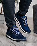 Кросівки чоловічі літні сітка синього кольору (Кс-16сн), фото 5