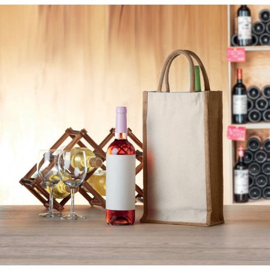 Сумка для двох пляшок вина CAMPO DI VINO DUO  брендування сумок, фото 1