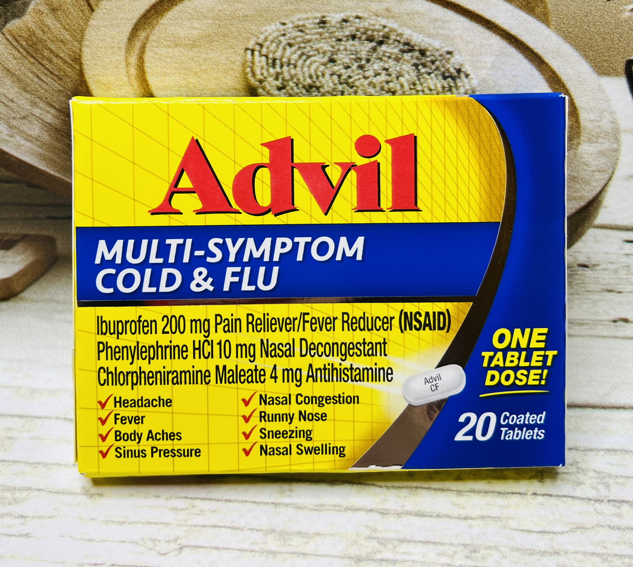 Мультисимптомне полегшення застуди ADVIL Multi-Symptom Cold Flu