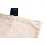 Еко сумка шопер з бавовни без малюнка BelMondo з широким дном та кишеньою всередині друк логотипу від 20 штук, фото 7