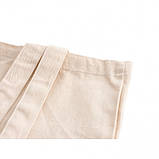 Еко сумка шопер без малюнка 300 г/м2 "СОФІЯ" з довгими ручками та широким дном друк логотипу, фото 5