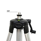 Штатив для лазерного рівня 120 см гвинт 5/8 тринога (005790), фото 3