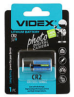 Батарейка літієва VIDEX 3V CR2 / CR17355/ 5046LC