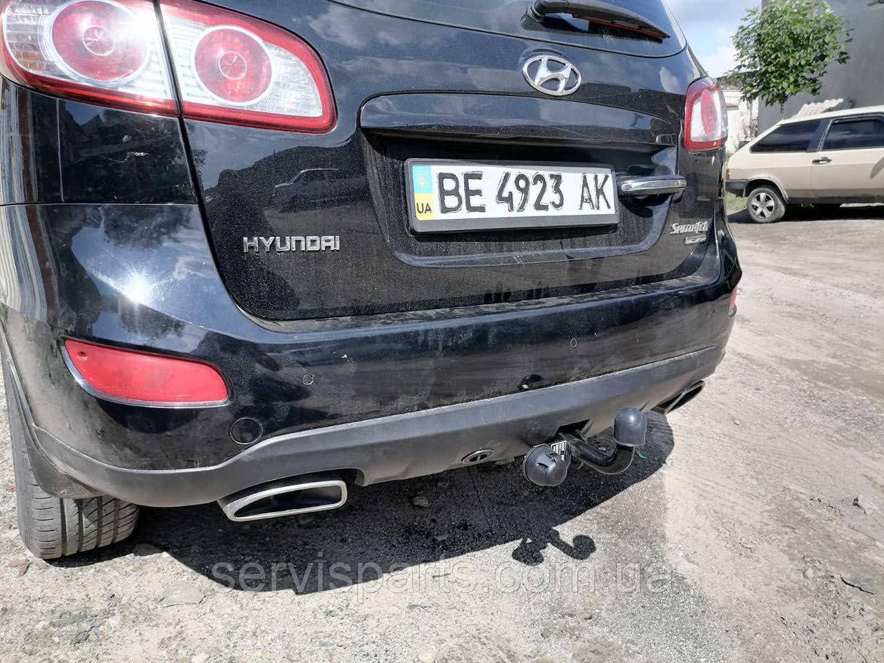 Фаркоп Hyundai Santa Fe 2 2006-2012 (Хендай Санта Фе 2) гак на болтах