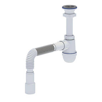 Сифон ANI Plast C0115 для умивальника, розбірним випуском випуск 70 мм вихід 40/50 мм