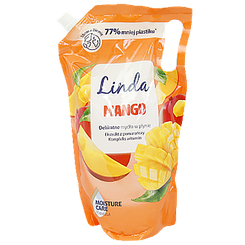 Мило рідке делікатне запаска манго Лінда Linda mango 1L 6шт/ящ (Код: 00-00011513)