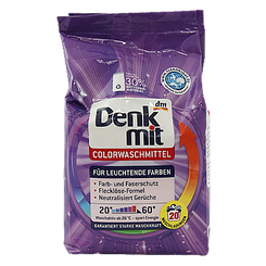 Порошок для прання для кольорового Денк Міт Denk Mit colorwaschmittel 20p 1,35kg 8шт/ящ (Код: 00-00010789)