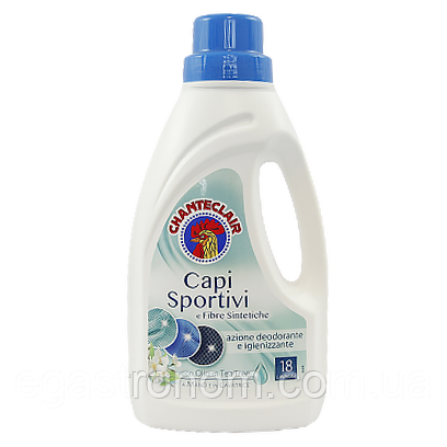 Гель для делікатного прання спорт Шантеклер ChanteClair capi sportivi 18p 900ml 12шт/ящ (Код: 00-00010437)