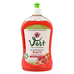 Засіб для миття посуду грейпфрут/гранат Верт CC Vert piatti pompelmo e melograne 500ml 12шт/ящ (Код: 00-00010870)