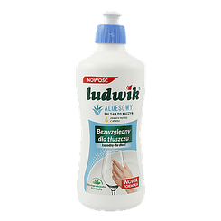 Засіб для миття посуду алое Людвік Ludwik balsam do naczyn aloesowy 450g 20шт/ящ (Код: 00-00010890)
