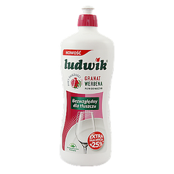 Засіб для миття посуду гранат/вербена Людвік Ludwik balsam do naczyn granat/verbena 900g 12шт/ящ (Код: 00-00010895)