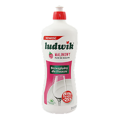 Засіб для миття посуду малина Людвік Ludwik plyn do naczyn malinowy 900g 12шт/ящ (Код: 00-00010905)