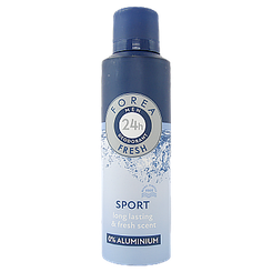 Дезодорант чоловічий освіжаючий Фореа Forea men fresh sport 24h 200ml 21шт/ящ (Код: 00-00011327)