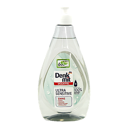 Засіб для миття посуду для чутливої шкіри Денк Міт Denk Mit spulmittel ultra sensitive 500ml 12шт/ящ (Код: 00-00010874)