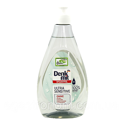 Засіб для миття посуду для чутливої шкіри Денк Міт Denk Mit spulmittel ultra sensitive 500ml 12шт/ящ (Код: 00-00010874)