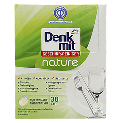 Таблетки для посудомийної машини Денк Міт еко Denk Mit geschirr-reiniger nature 30tbs 577,5g 8шт/ящ (Код: 00-00010942)