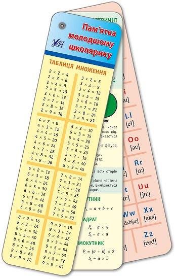 Книга "Пам'ятка молодшому школярику", 18*5см, ТМ УЛА, Україна, фото 1