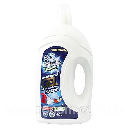 Гель для прання універсальний Вашкьоніг Der Waschkonig universal 163p 4,9L 3шт/ящ (Код: 00-00010462)