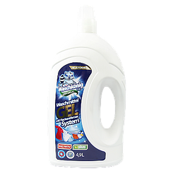 Гель для прання універсальний Вашкьоніг Der Waschkonig universal 163p 4,9L 3шт/ящ (Код: 00-00010462)