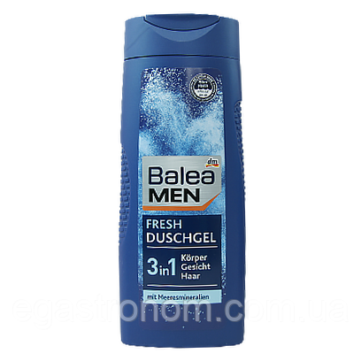 Гель для душу чоловічий освіжаючий Балеа Balea men fresh 3in1 300ml 16шт/ящ (Код: 00-00011219)