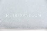 Муслін однотонний двошаровий жатий, колір попелясто-сірий, ширина 140 см No МЖ-3-72, фото 3